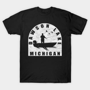 Dawson Lake Fishing Michigan T-Shirt